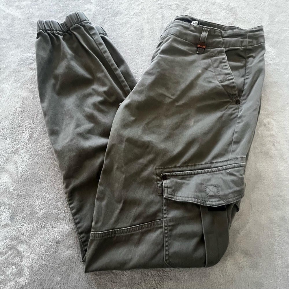 Fox Racing Olive Khaki Cotton Cargo Pants